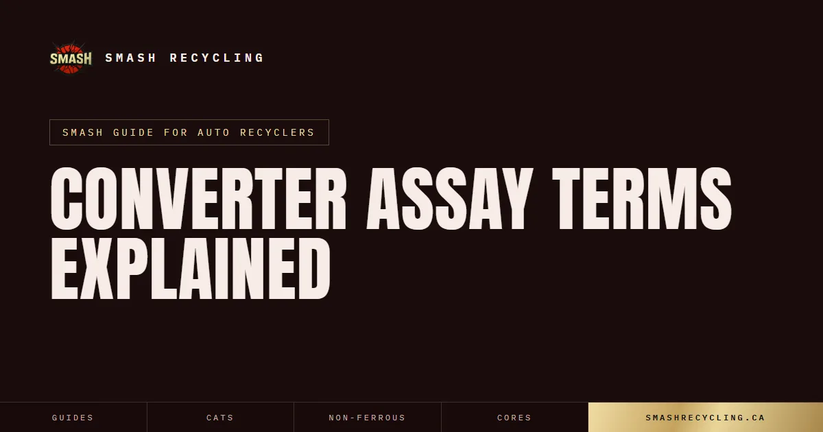 Converter Assay Terms Explained