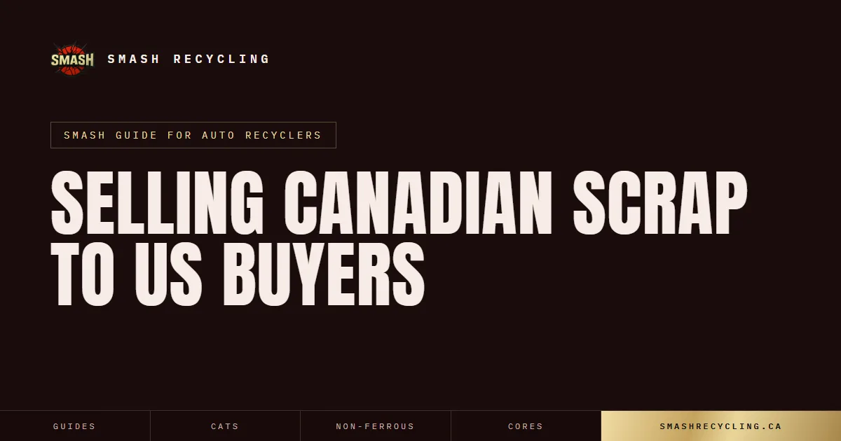 Selling Canadian Scrap to US Buyers