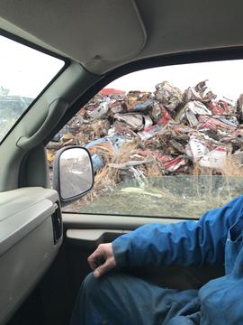 SMASH Recycling | Junk Car Pile for Scrap Metal Recycling