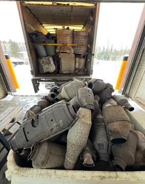 SMASH Recycling | Pile of Catalytic Converters Ready for Recycling