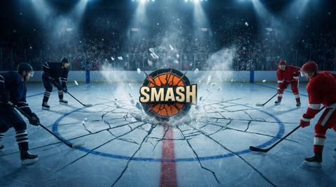 SMASH Recycling | Ice Hockey Theme with SMASH Logo