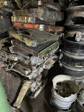 Scrap Metal Pile at Smash Recycling Facility
