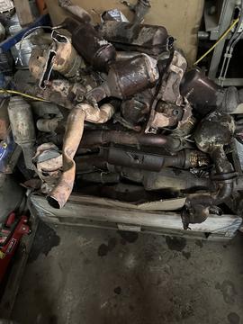 Scrap Metal Pile from a Recycling Business